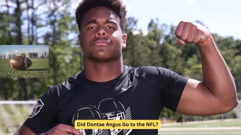 Did Dontae Angus Go to the NFL?