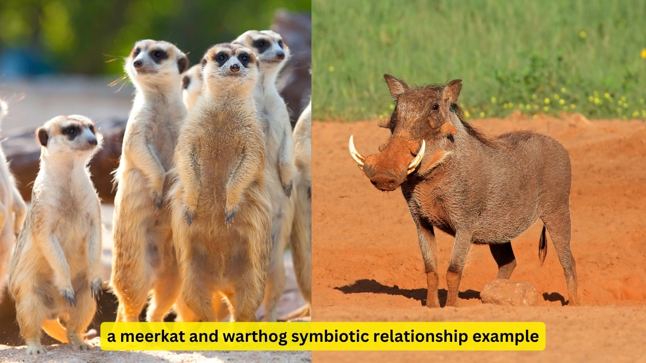 a meerkat and warthog symbiotic relationship example