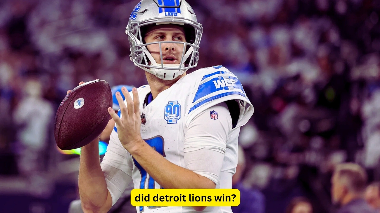 did detroit lions win